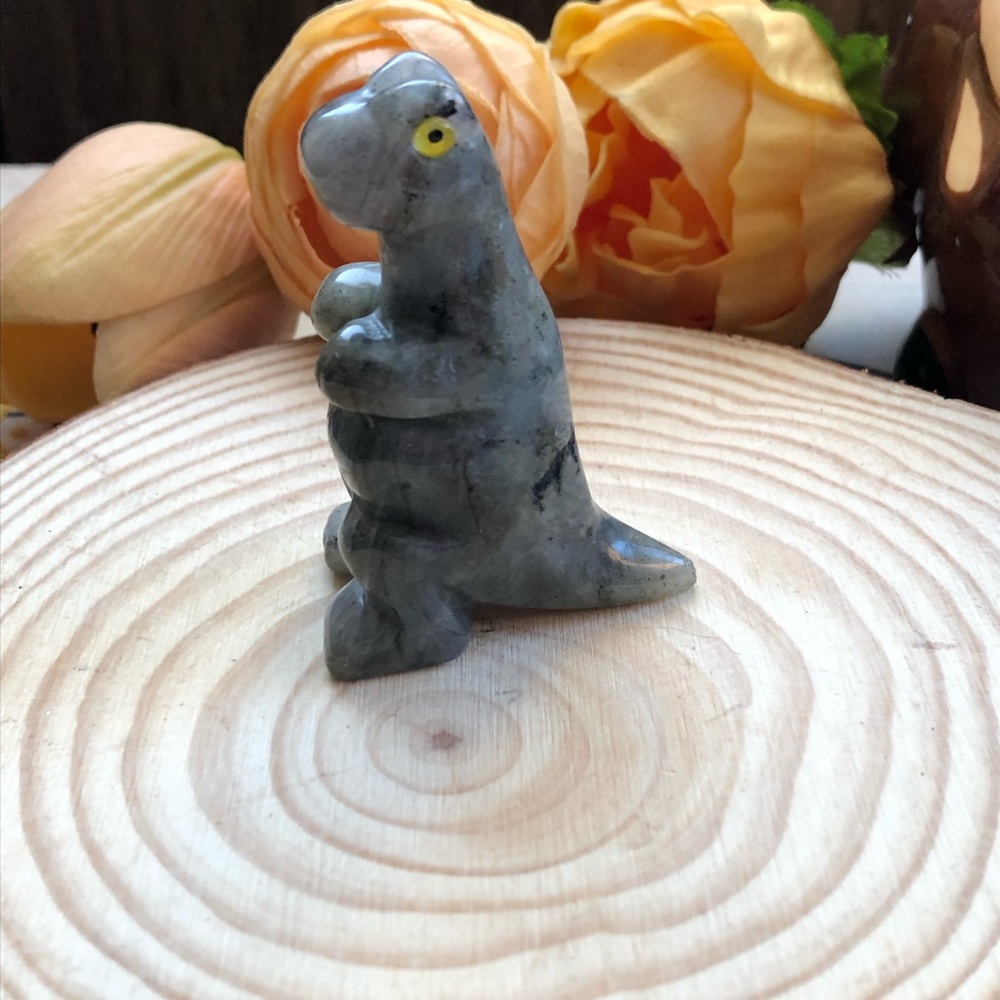 Labradorite Crystal Dinosaur